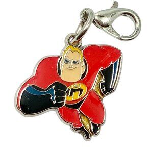 Vtg Disney Pixar Mr Incredible Robert Bob Parr Clip On Charm The Incredibles